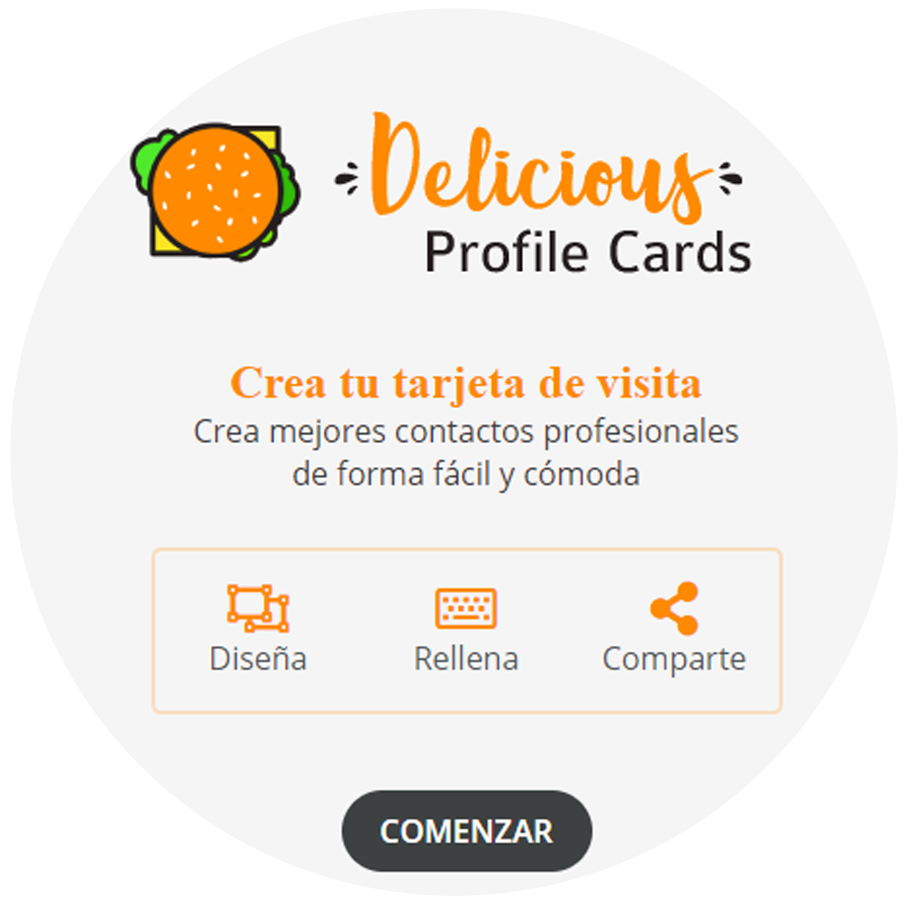Delicious Profile Cards
